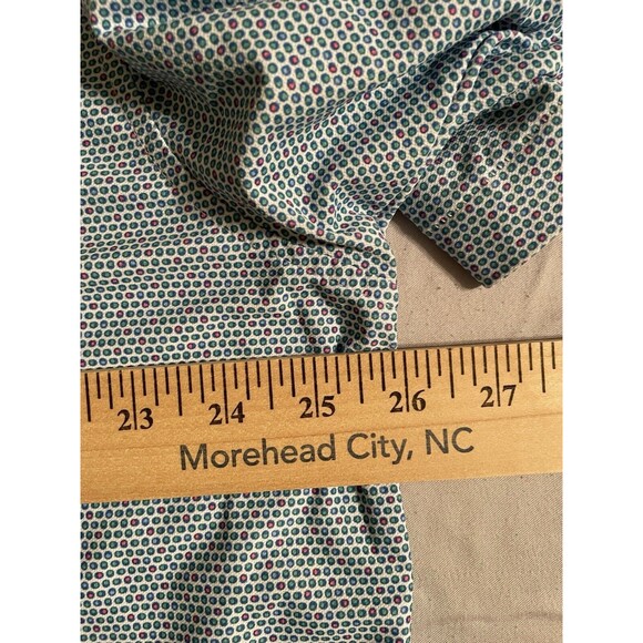 Peter Millar Polo Shirt Men Size XL Blue Dot Pattern Summer Comfort Short Sleeve - Picture 6 of 7